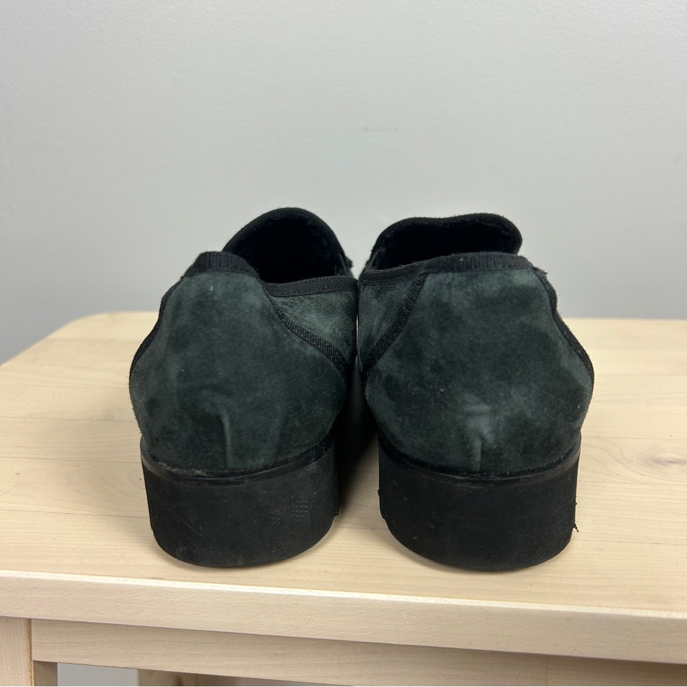 RON WHITE Simone Cozy Loafer Cashmere Suede Black Size 9.5/39.5 Vibram‎ Sole - Picture 4 of 6